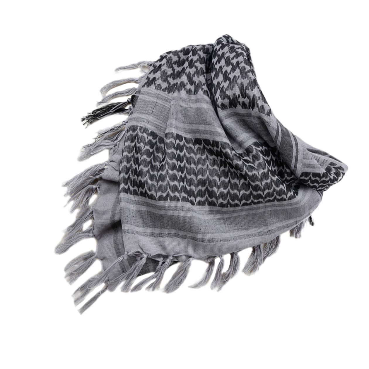 SUPVOX Sciarpa Araba da Uomo in Cotone Quadrata Tattica, Calda e Traspirante per Attività Outdoor Autunnali, Stile Militare e Design Delicato