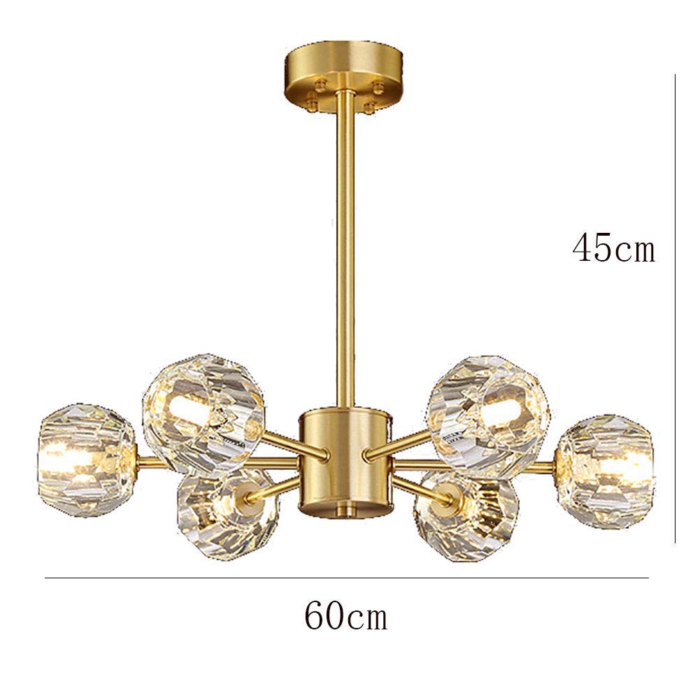 Amazon.co.jp: クリスタルシャンデリア モダン 8灯シャンデリア