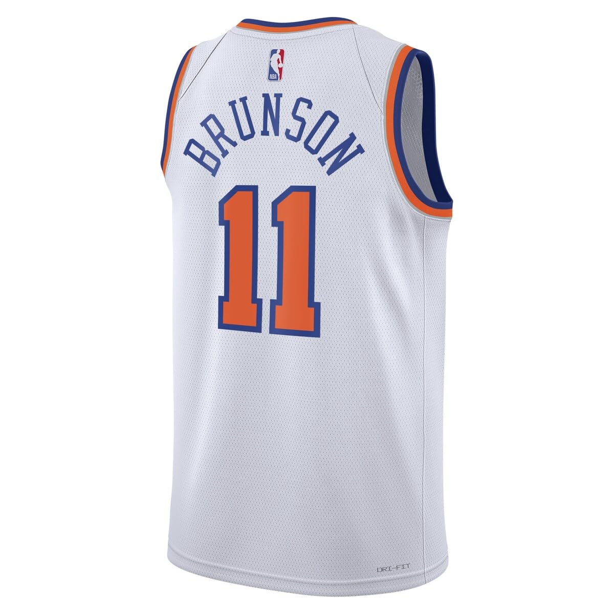 Jalen Brunson New York Knicks NBA Kids Youth 8-20 Association Edition - Camiseta blanca Swingman