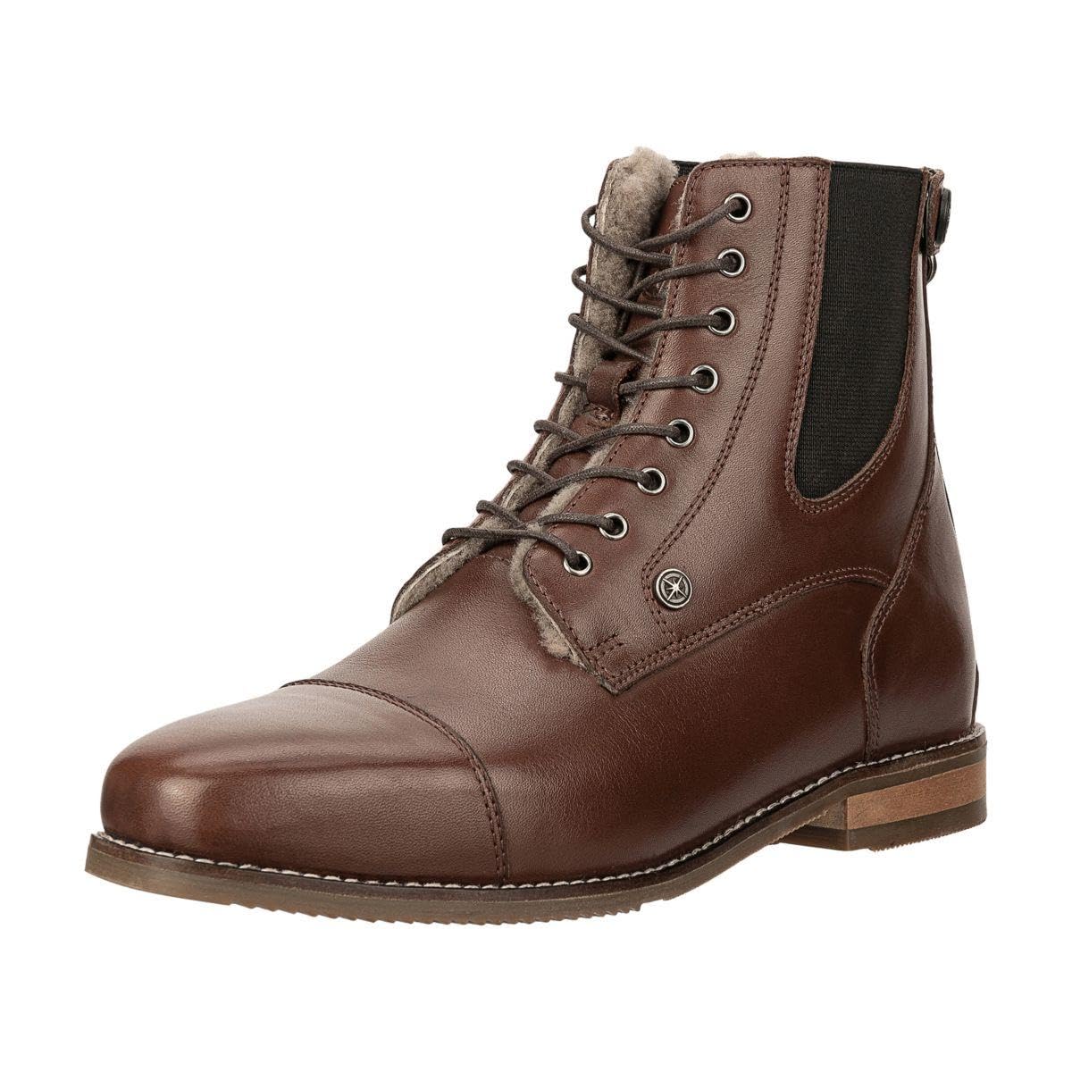 SUEDWIND FOOTWEAR Stiefeletten Florentina BZ Lace Merino Schwarz & Braun