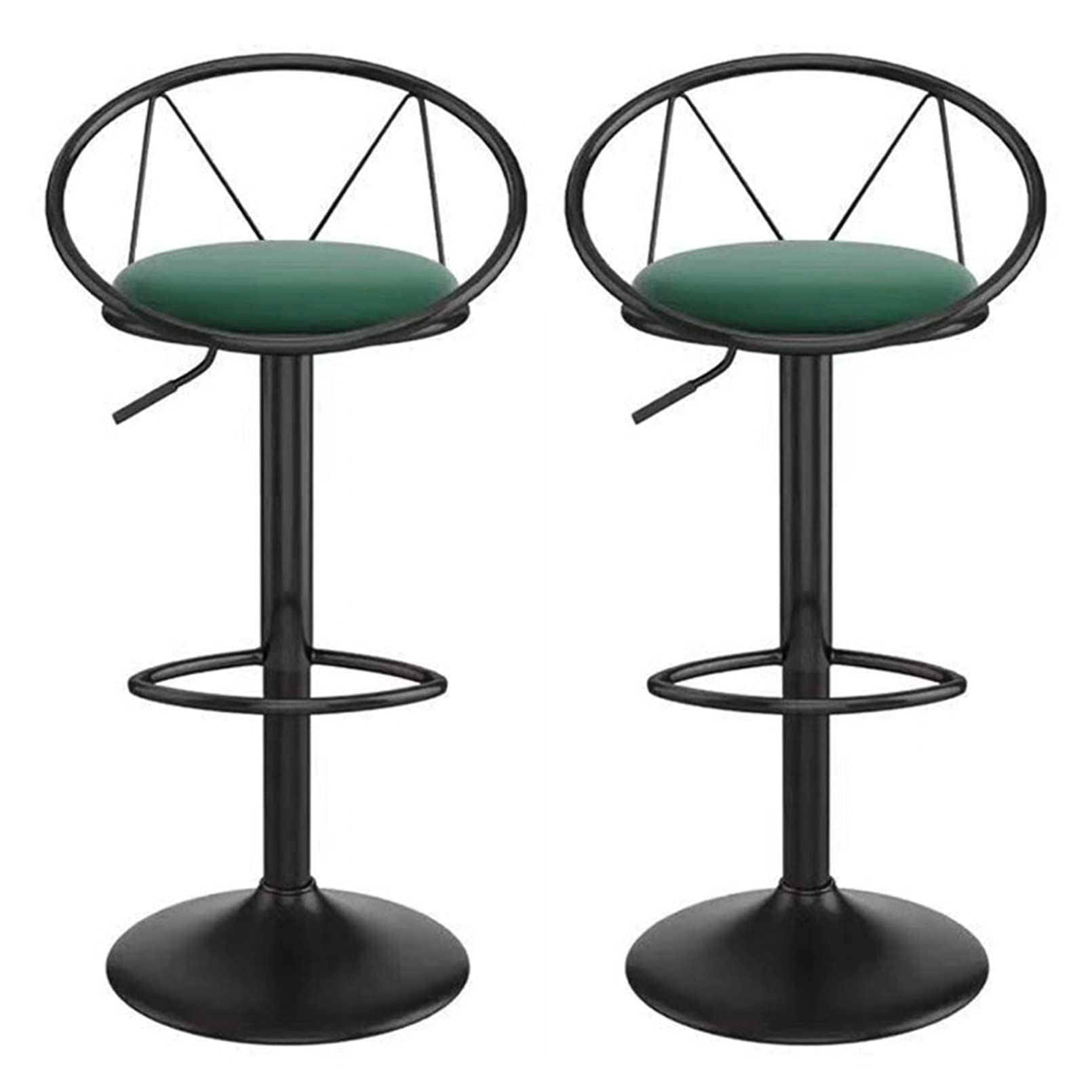 Tabourets de petit-déjeuner réglables en hauteur pour chaises de bar intérieures