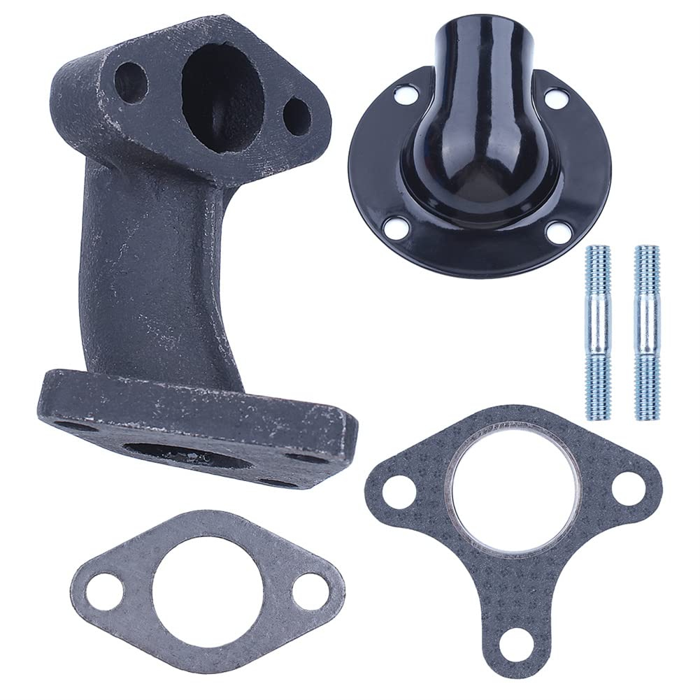 Kit deflettore guarnizione collettore marmitta scarico, per parti motore Per HONDA Gx390 Gx340 13Hp 11Hp, 18330-Ze2-W00, 18333-Zk6-Y00, 18381-Ze2-800, 18331-Ze3-811