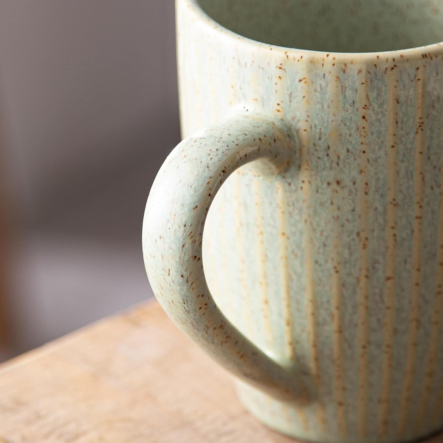 Yundu 16 oz Coffee Mugs Set of 6, Large Coffee Cups, Ceramics Mug with Handle, Cups foe Latte, Tea, Cappucino - Assorted Colors