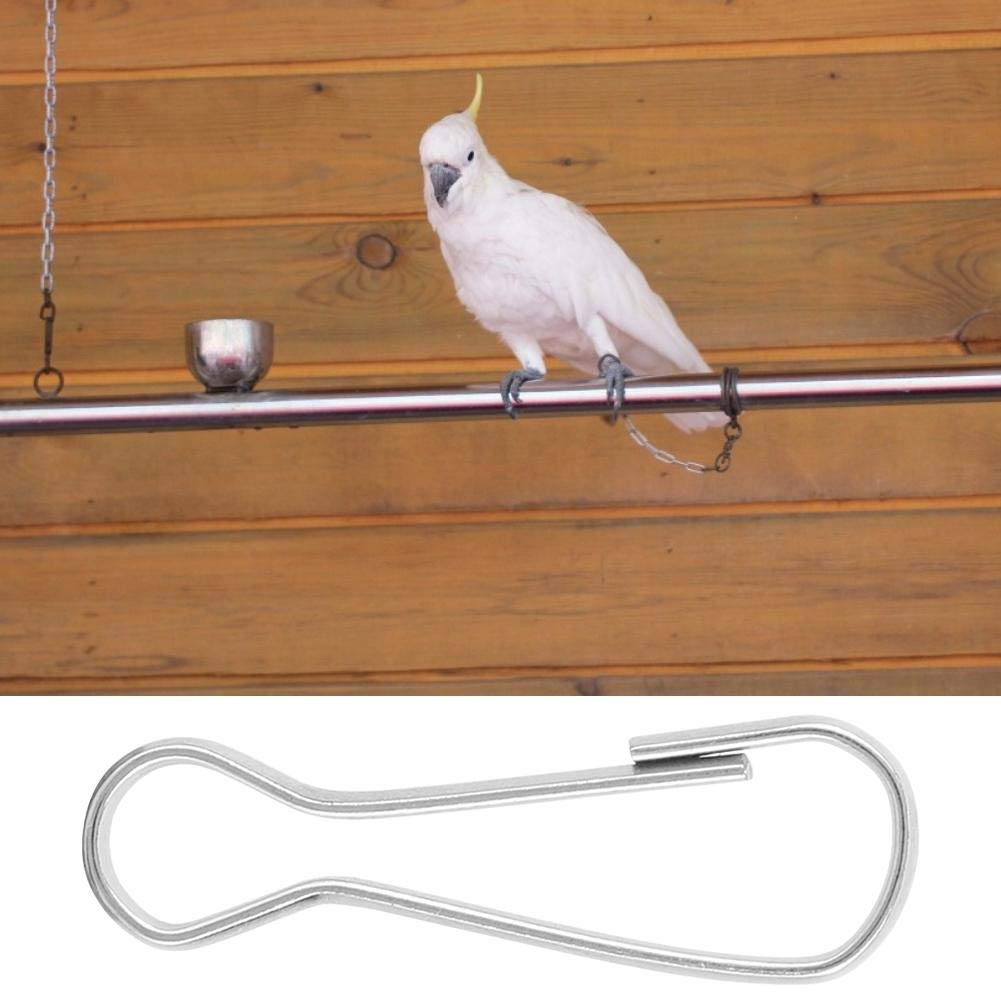 20 Stück Vogelhaken Metallclips – Für Vogelkäfig, Spielzeug, Hängematten, Verbindungshaken