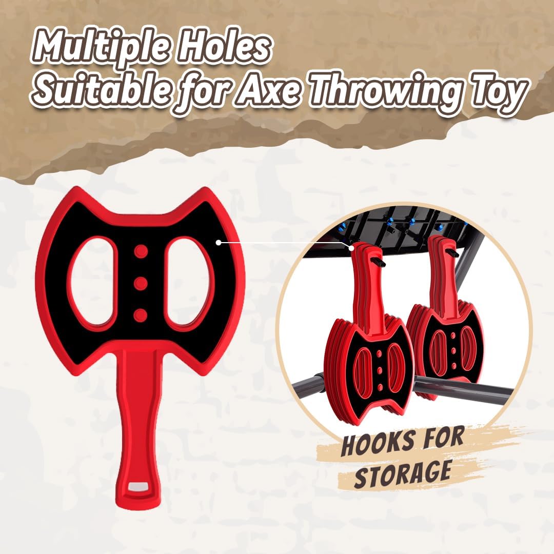 Axe Throwing Game for Backyard, Axe Throwing Target Set 16 Throwing Axes Outdoor Games Indoor Carnival Yard Lawn Backyard Games 8 Star + 8 Axes (Dart Board Not Inclu)