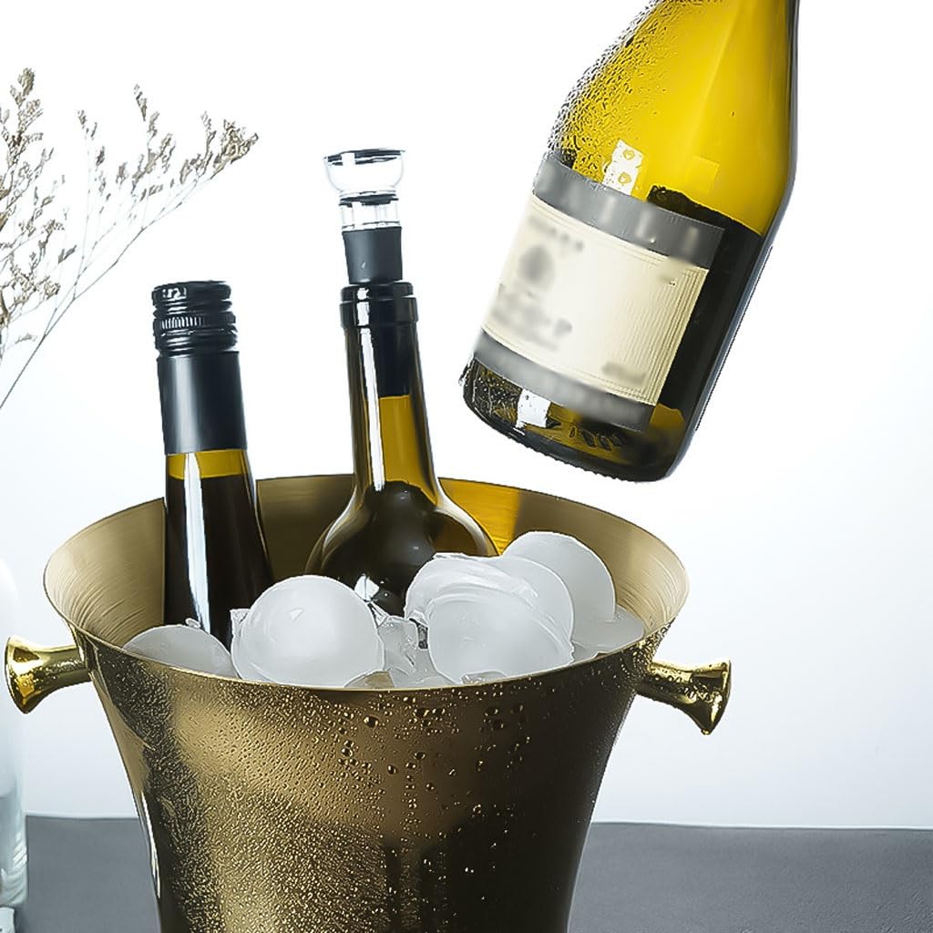 Secchio da birra portatile con manici classici, secchiello per birra, 5 litri, più freddo, più lungo, per vino, birra, club, bar, matrimoni, vaschetta per il ghiaccio (