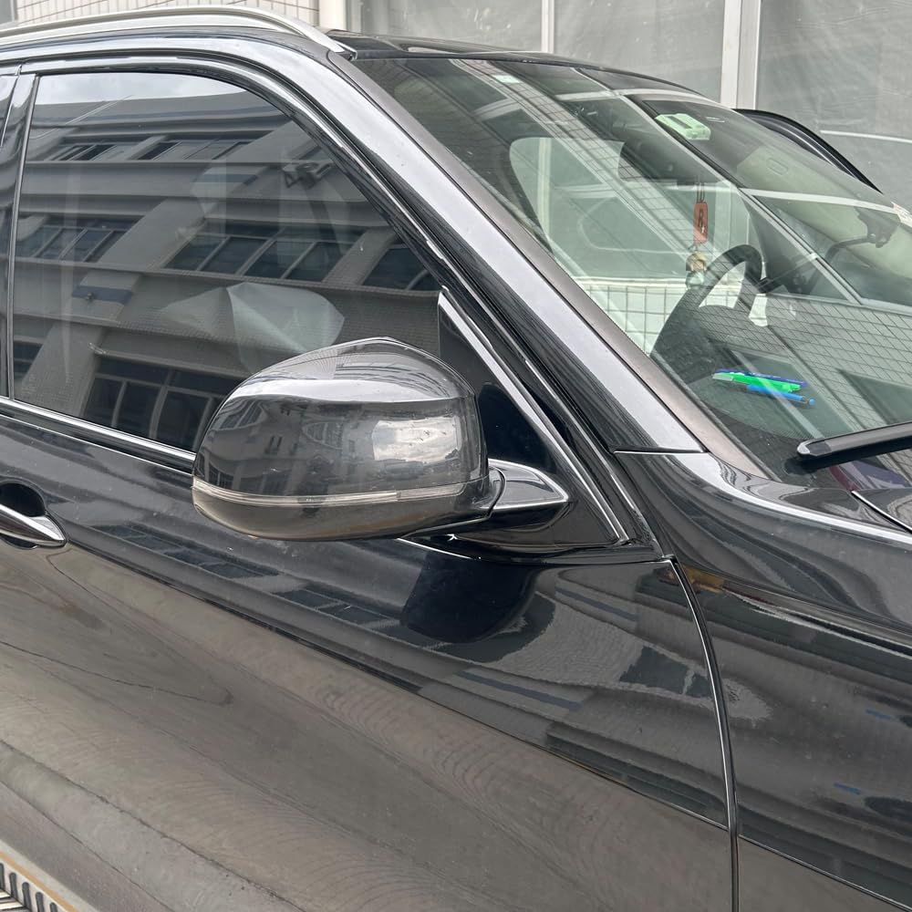 UYITO Window Trim Chrome Delete Blackout Overlay Pre-Cut Genuine Vinyl for BMW X5 X15 2014-2018 Glossy Black Pattern