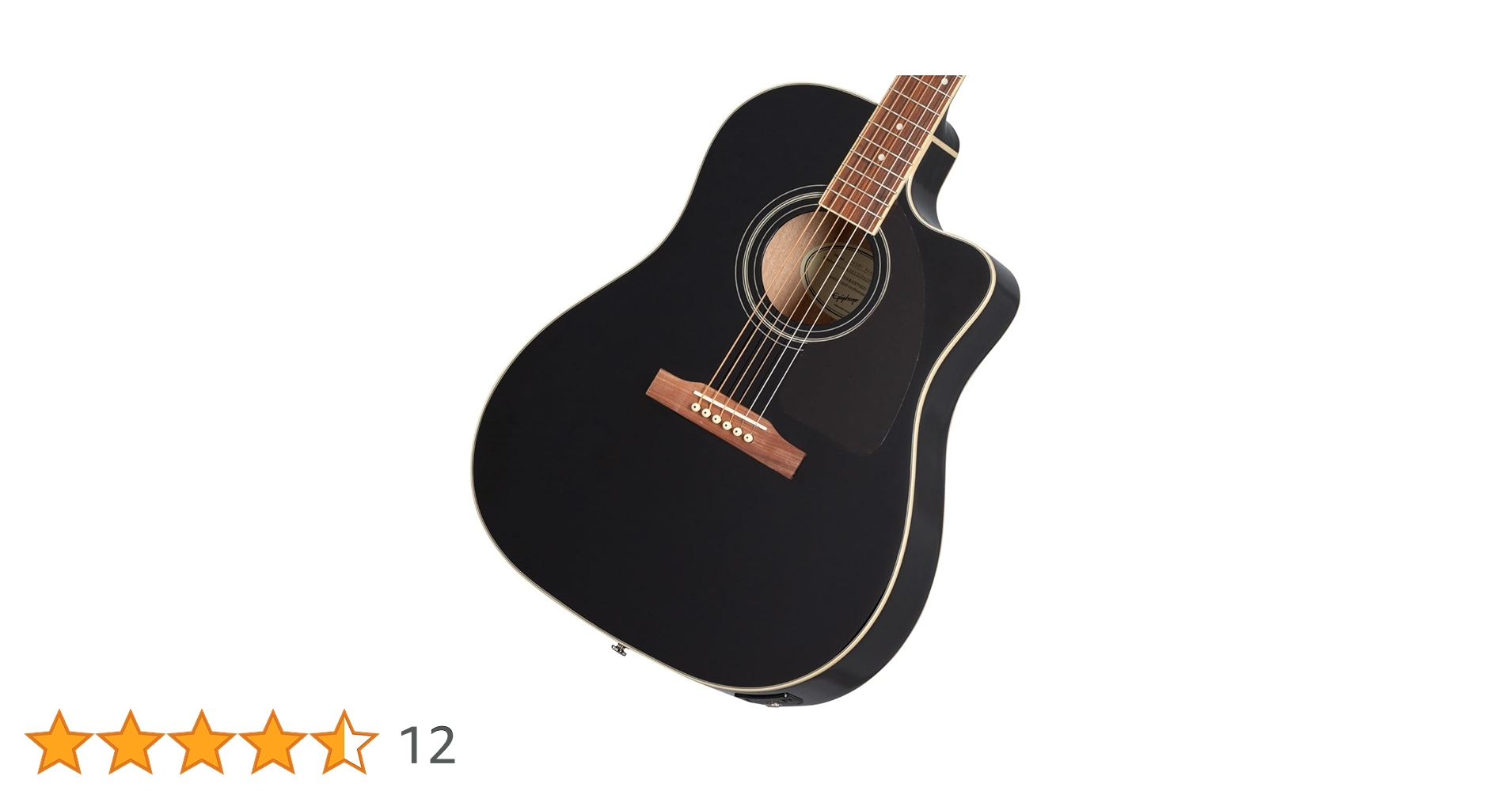 Epiphone ブラックアコースティックギター