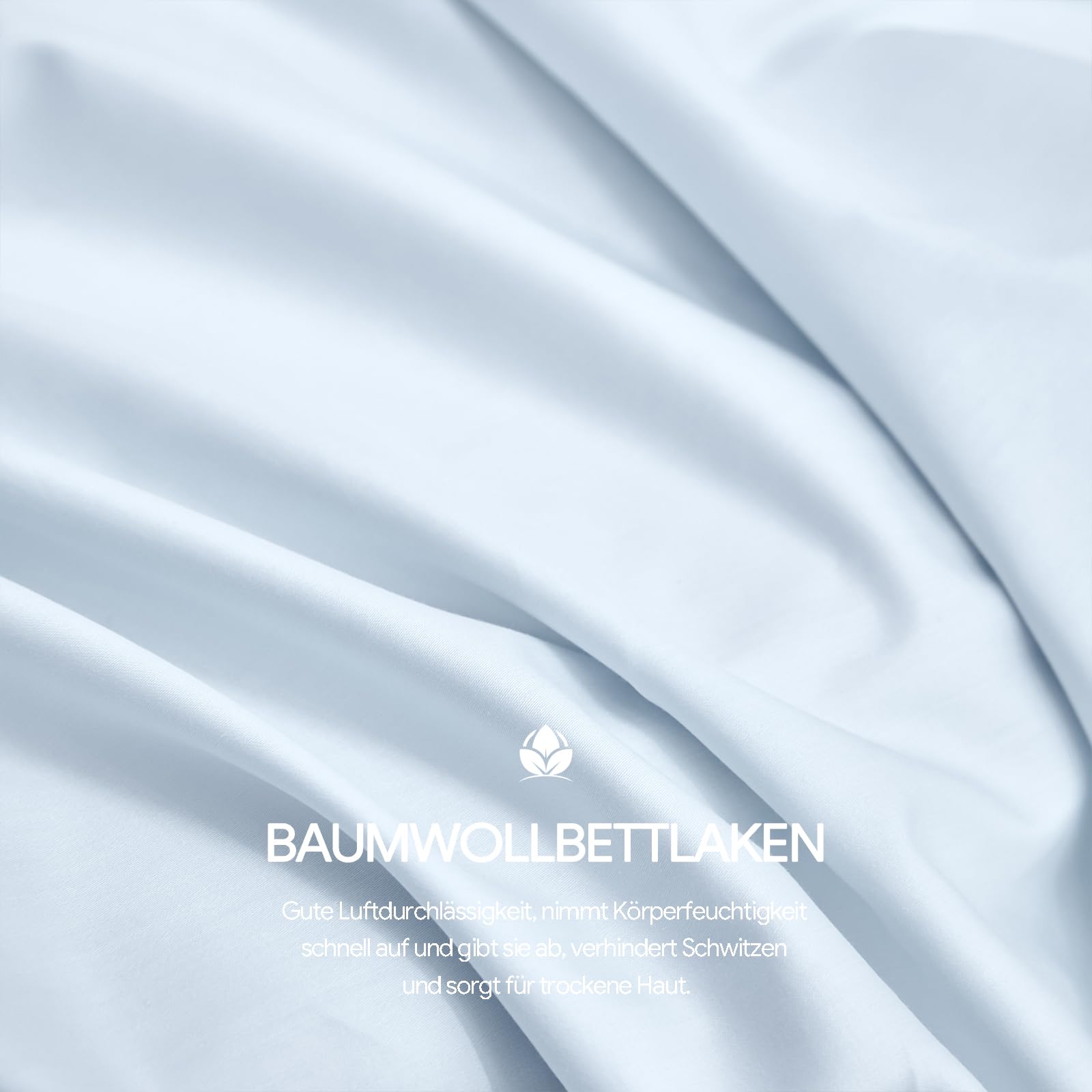Bettlaken 240x270cm Extra großes Bettlaken | Baumwolle,Cremefarben,Einfarbig,Ganzjahres,Pflegeleichtes,mit 2 x Kissenbezug von 50 x 75 cm