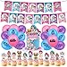LOL ÜBerraschung Puppen Themenpartydekorationen Set 33 Stück Latexballons LOL Alles Gute zum Geburtstag Banner LOL Cupcake Picks Dekoration Für Kinder Mädchen Babyparty Birthday Party Supplies
