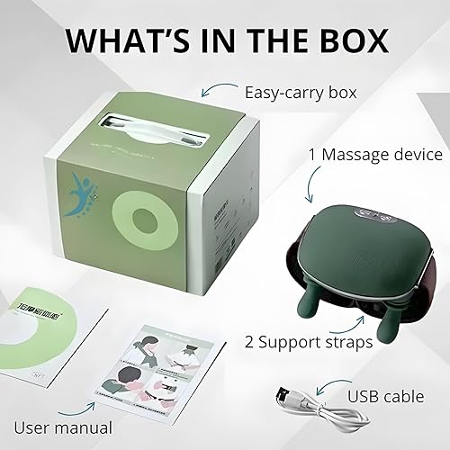 Miniatura 7 de Masajeador de cuello, masajeador de hombro mejorado 2026 con calor Shiatsu 4D amasado, masajeador de cuello y espalda para alivio (negro)