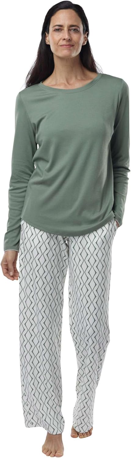 jijamas Incredibly Soft Pima Cotton Women's Pajamas Set - The Weekender