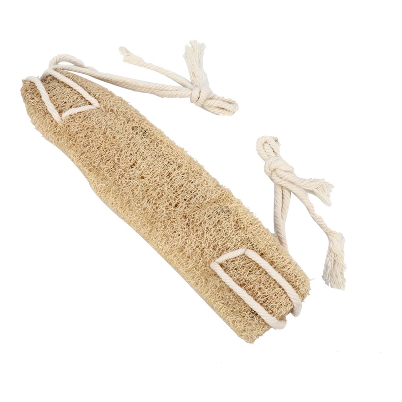 FOMIYES 3piezas Esponja Exfoliante De Espalda De Lufa Natural Con Correa Doble Para y Baño Limpiador De Cuerpo De Uso Diario