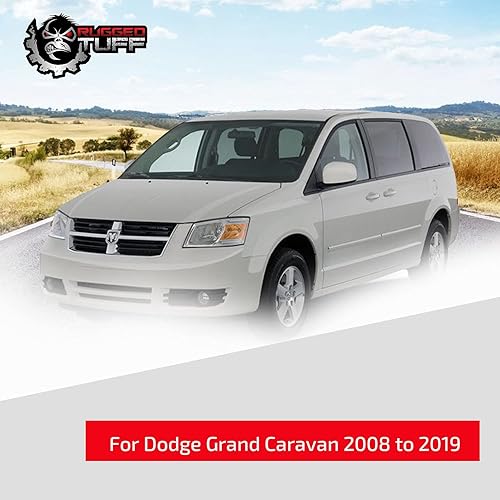 Miniatura 7 de Espejo lateral del conductor con placa trasera de plástico calentada compatible con Dodge Grand Caravan, Volkswagen Routan, Ram CV, Chrysler Town &