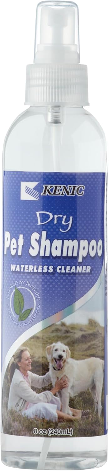 Kenic Emu Oil Spray for Dogs & Cats - Itchy Skin Relief for Dry, Irritated Coats & Hot Spots - Leave-in Conditioning Formula Soothes and Moisturizes for Comfort and Shine, Made in USA