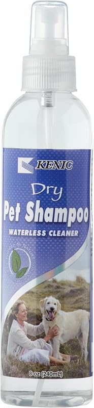Shampoo a Seco em Spray com Aroma de Maçã Kenic para Cães, Gatos, Furões e Coelhos K2905, 240 mL