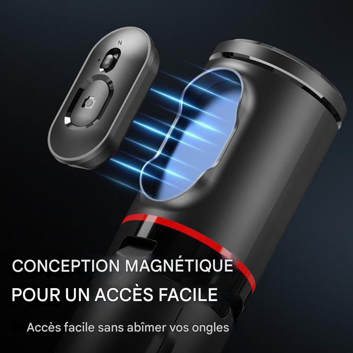 Selfie Stick Telefono Supporto Magnetico Rotante A 360 Gradi | Selfie Stick Treppiede Live Streaming E Registrazione Video Per Palestra Cucina Backpacking Famiglia