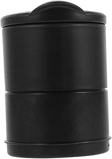 車用灰皿 蓋付き多機能プラスチック灰皿 コンパクトサイズ 車内アクセサリー 車種対応 清掃維持用アクセサリー