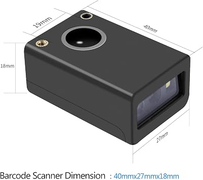 2D Embedded Mini Barcode Reader Scanner Scan, Symcode QR Barcode Reader Module Scanner with Auto Sensing Cell Phone Computer Screen Scan