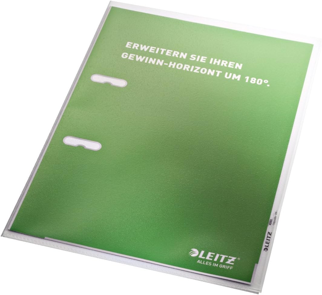 Leitz 40600000 Polypropylene (PP) folder 40600000, Polypropylene (PP), A4, 313 mm, 220 mm, 20 g