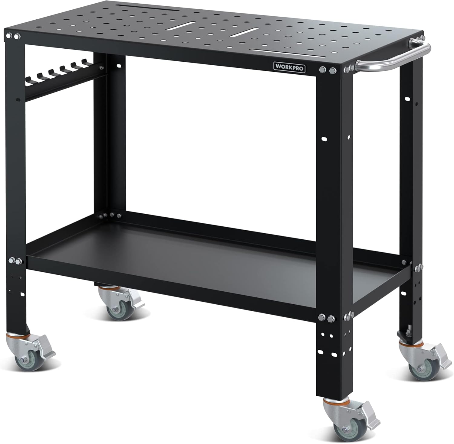 WORKPRO 36”×18” Welding Table, 1200 lbs Load Capacity, Nitriding