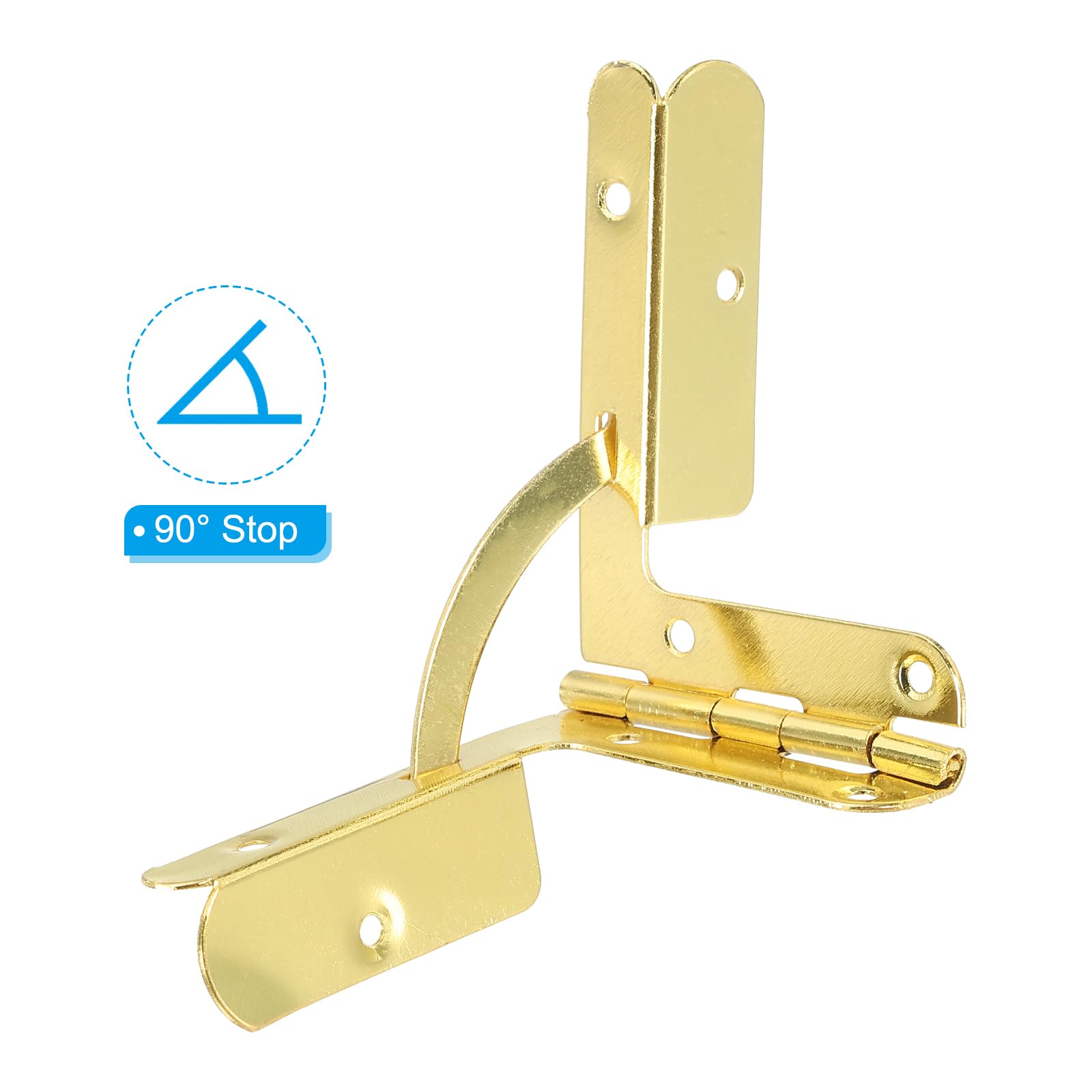 PATIKIL 90 Degree Folding Support Hinge 1.6" x 2.1" - Image 3
