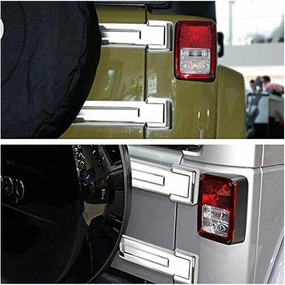 Chrome rear Truck Beds And Tailgates for Jeep for Wrangler 2007-2017 RT-TCZ21190898