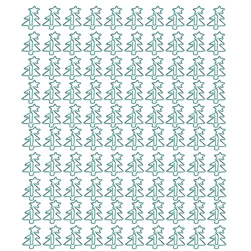 Clips du papier de Noël 100pcs en métal pour trier et classer vos documents au bureau et à l'école