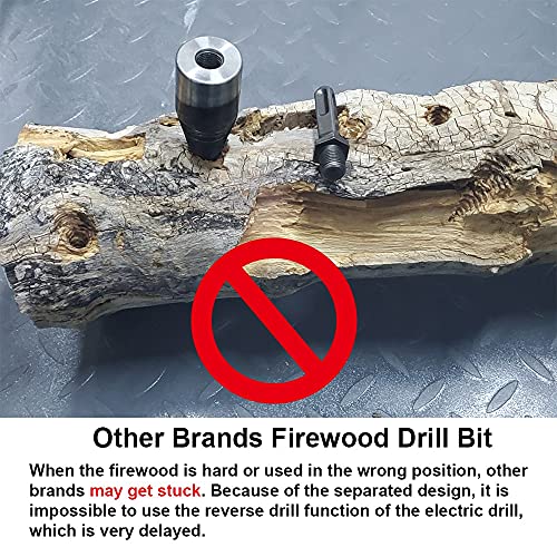 Hex Shank Firewood Drill Bit Wood Splitter,Overall Wood Splitter Drill Bit(32Mm),Electric Drill Wood Splitter,Electric Log Splitter Hex Firewood Drill Bit. #TOP2