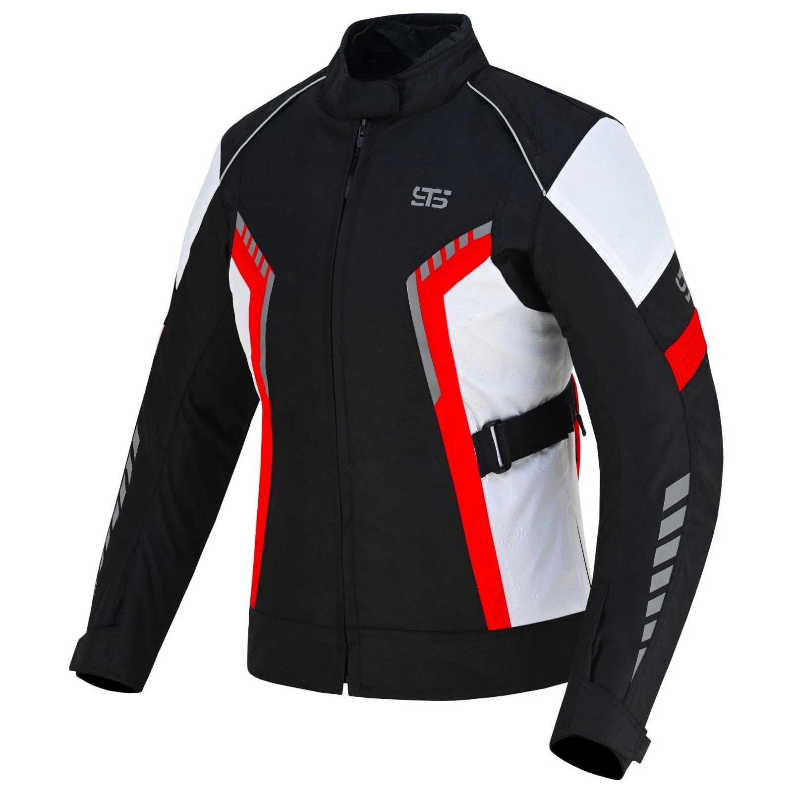 Genérico Chaqueta de Moto para Mujer ST 848 MXP-Tex, 3 Capas, 4 Estaciones, Impermeable, Poliéster 600D