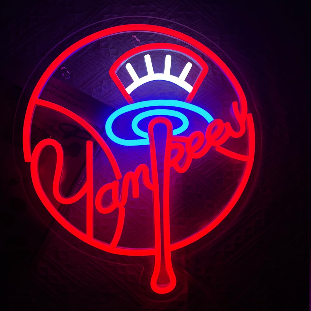 Amazon.co.jp: Yankees ネオンサイン NYネオンサイン ウォール