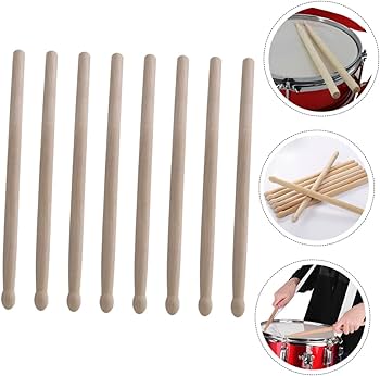 Amazon | WESIEVYA 4 ペア スネ ック ユニバーサルドラムスティック