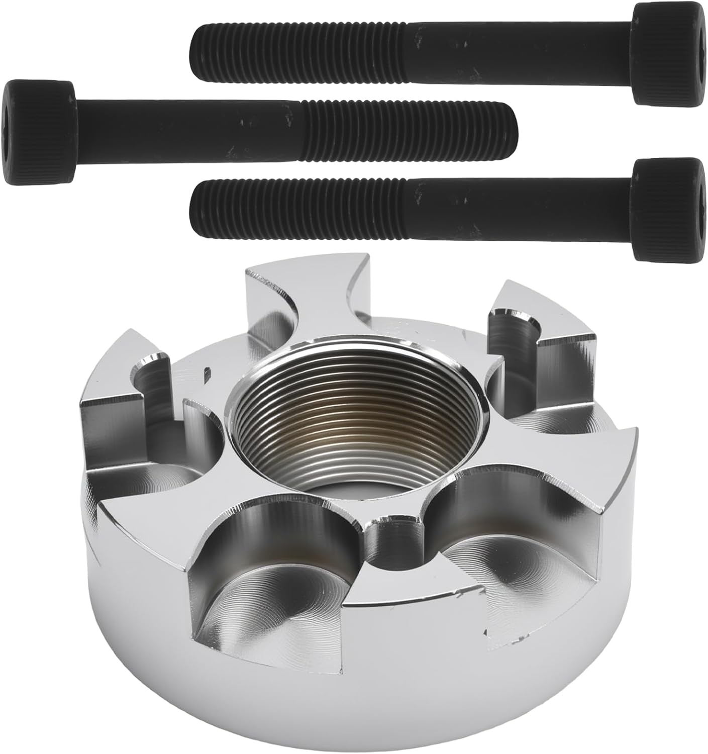 Yamaha Outboard Flywheel Lifting Adapter MT0025, 1.5"-16 Thread Fits F200B F115B F425A F425B, Replaces YB-06820 Lifting Eye for 4.2L 5.3L V6 V8