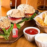 Vista 2 de Mini botella de ketchup para accesorios de caja Bento, botellas exprimibles de condimentos de 1 onza, recipiente de plástico vacío para aderezos
