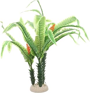 ORFOFE Decoração Artificial Coqueiro Árvores Falsas Acessórios Do Tanque De Peixes Plantas Para Aquário Tanque De Peixes Cenário De Coqueiro Paisagens Plantas Para Tanque De Peixes
