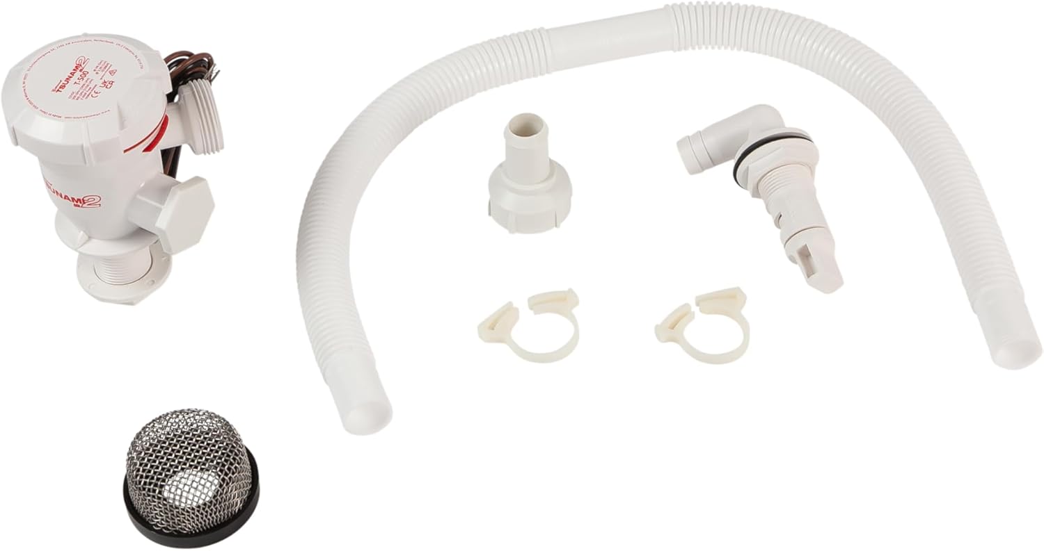 Attwood 5253-4 Tsunami Mk2 500 GPH Livewell Kit