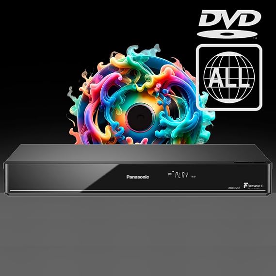 DVD Recorder with Freeview Compatible with Panasonic DMR-EX97EB HD MULTIREGION For DVD Regions 1-8 - DMR-EX97