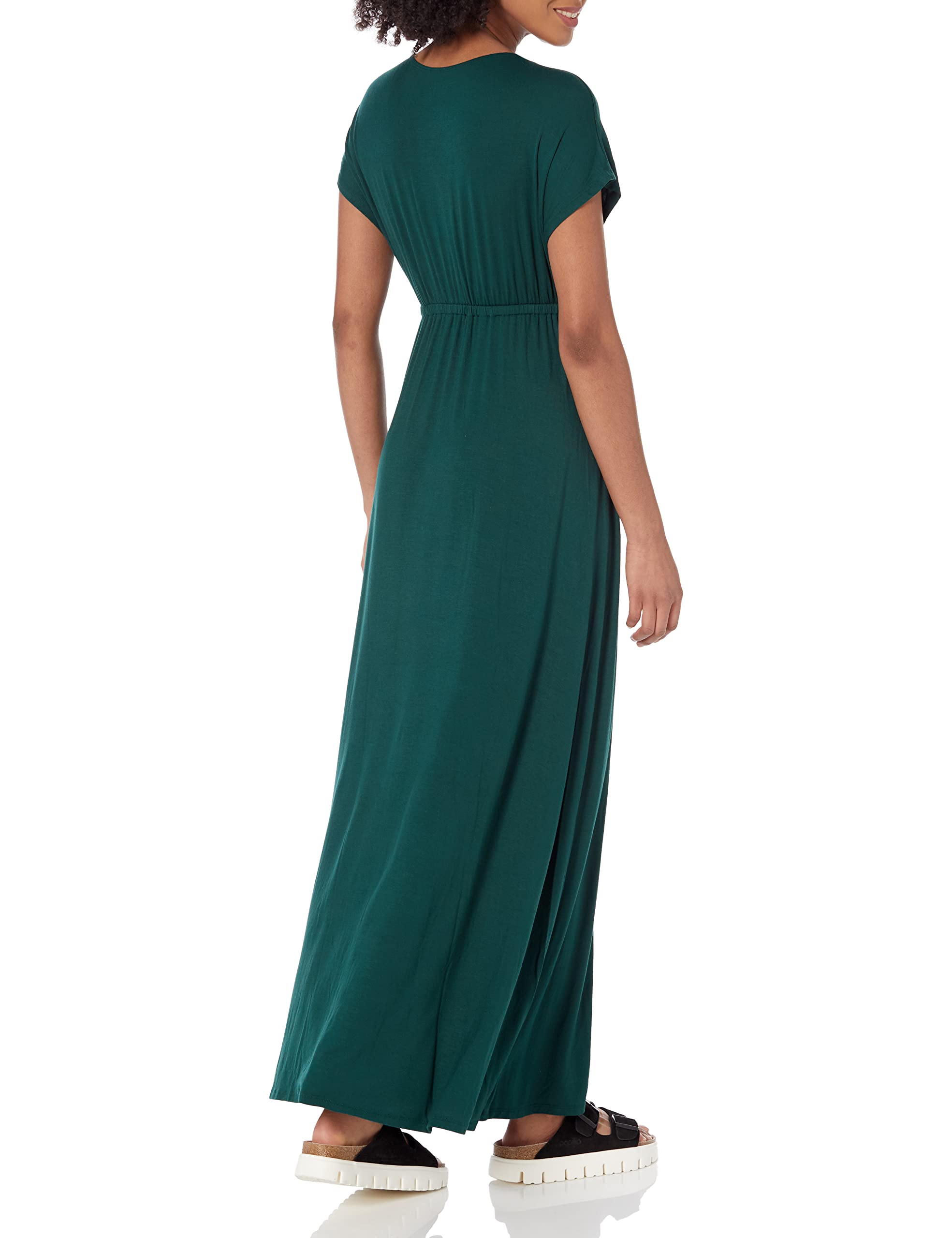 Amazon Essentials Maxi Abito con Vita Stretta (Disponibile in Taglie Forti) Donna