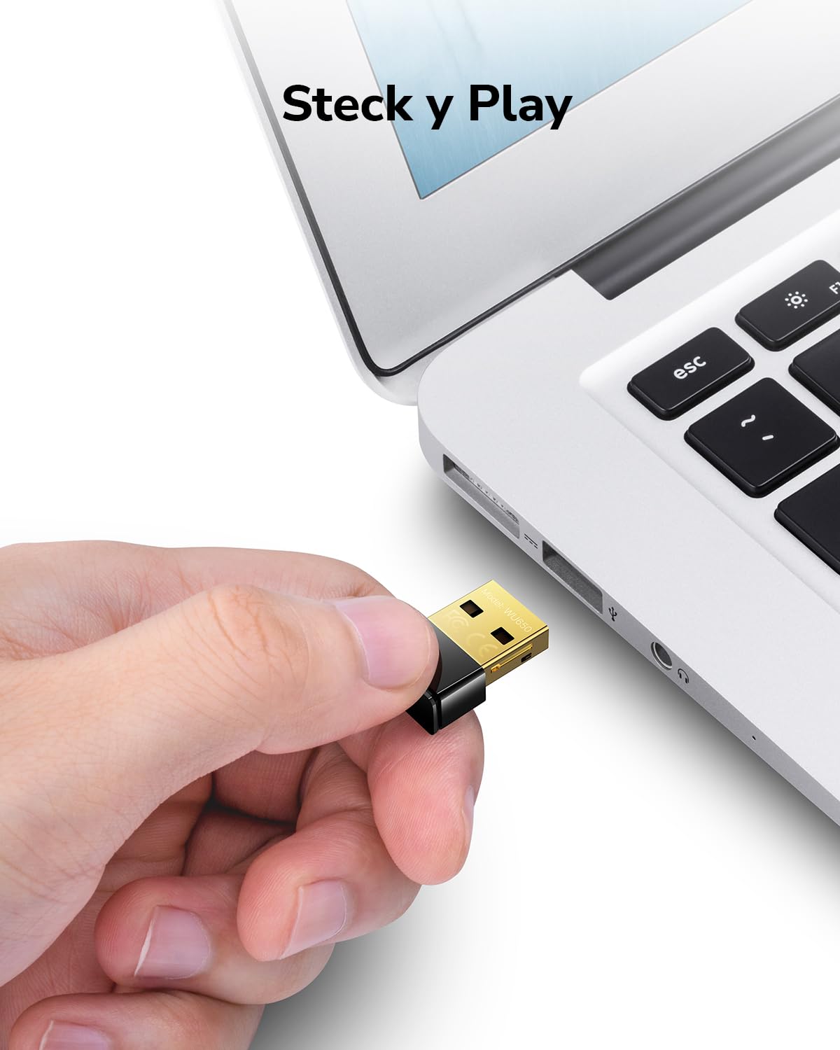 Cudy AC650 Adattatore WiFi wireless 650Mbps USB per PC con modalità SoftAP - Dimensione Nano | Compatibile con Windows XP / 7/8 / 8.1/10, Mac OS 10.6~10.11