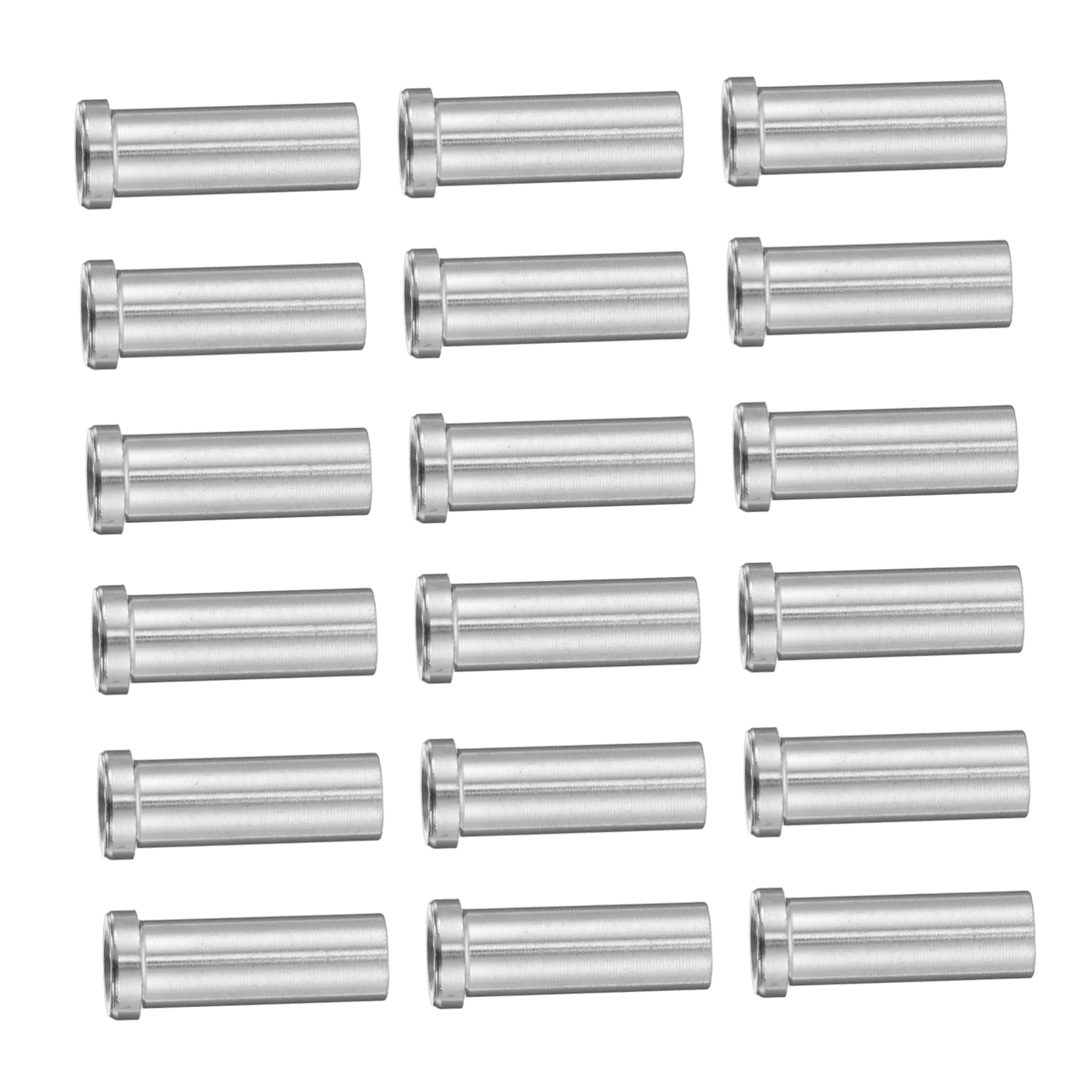 VILLCASE Protectores de Cable de Acero Inoxidable Funda Protectora Kit de 50 que Previene Desgaste y Vibración en Cables Interiores para Barandilla de Cubierta