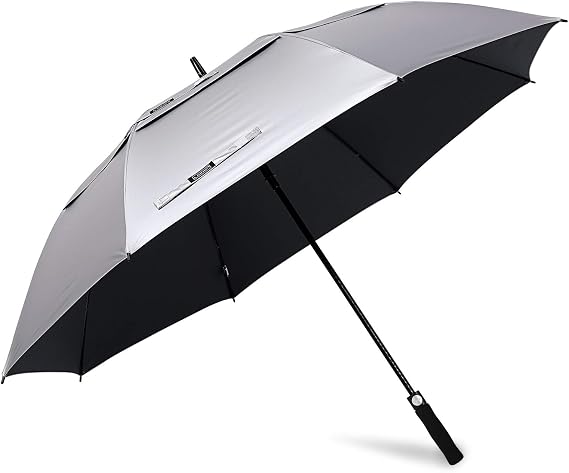G4Free 47546268 Inch UV Protection Golf Umbrella Oversized Sun Umbrella | UPF 50 Auto Open Vented Double Canopy Extra Large Coverage Heavy Duty Windproof Stick Umbrella