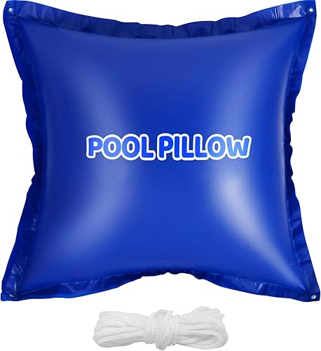 Almohadas de piscina de 4 x 4 pies para piscinas sobre el suelo, almohada de aire de PVC de 0.016 in de grosor y duradera para invernar, ecualizador disponible en Yaxa Peru