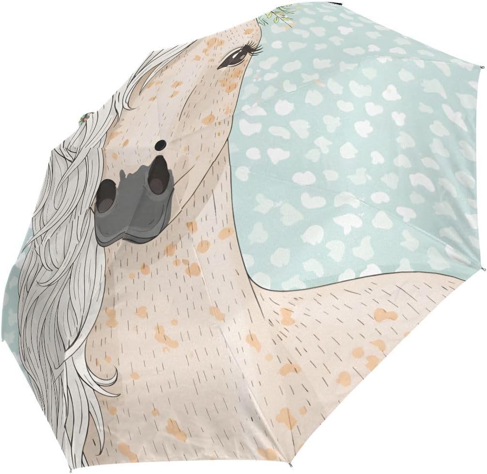 FORMRS Automatic Umbrella, Rose Pink Umbrella Compact Lightweight, Waterproof Windproof for Sun Rain Travel
