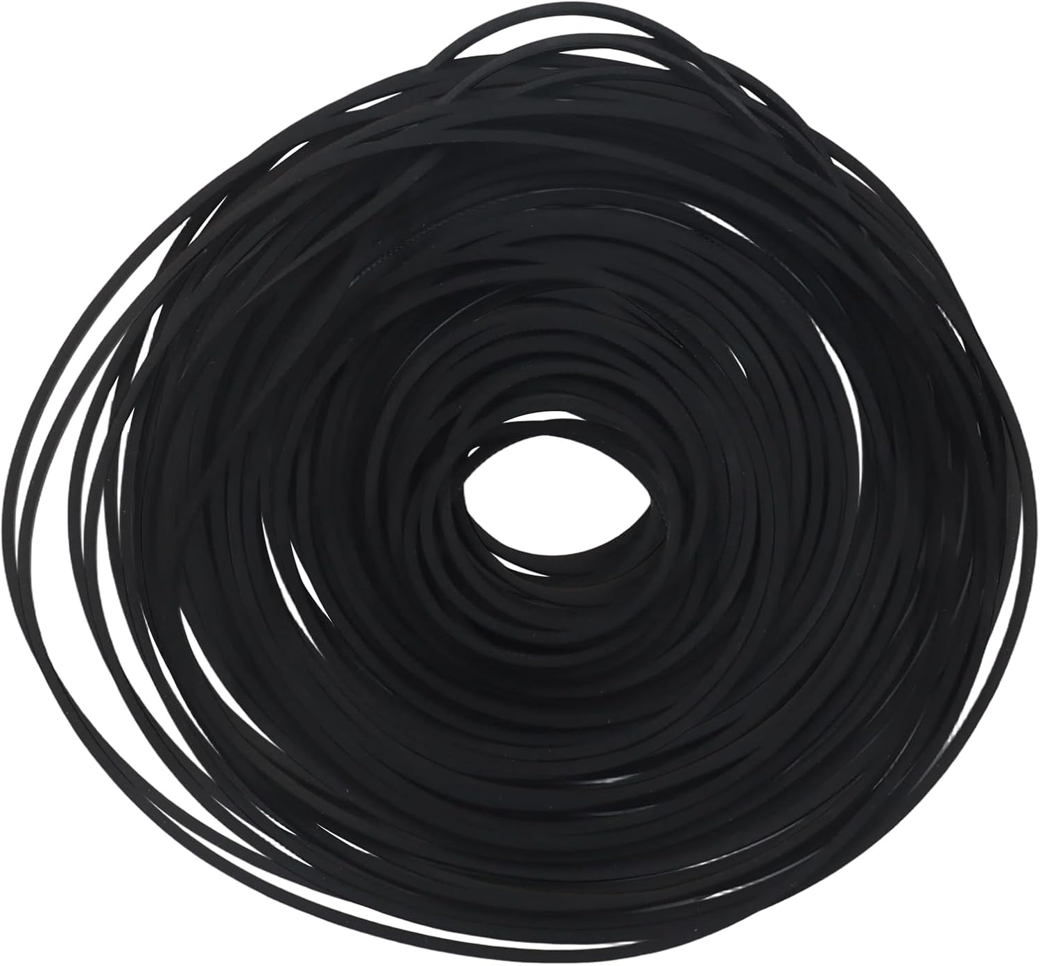 Recorder Rubber Belts, 100 Pcs, 1mm Width Square Mix Size