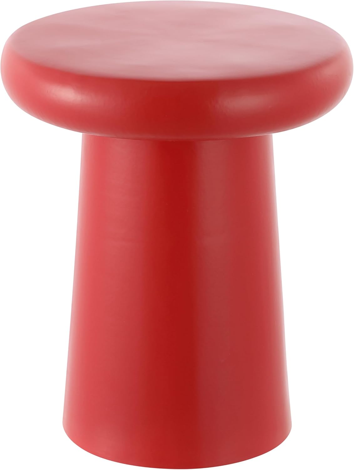SAFAVIEH Home Collection Noldita Modern Bright Red Ceramic 16-inch Decorative Accent Garden Stool for Living Room, Bathroom, Patio, Side Table, Plant Stand (Fully Assembled)