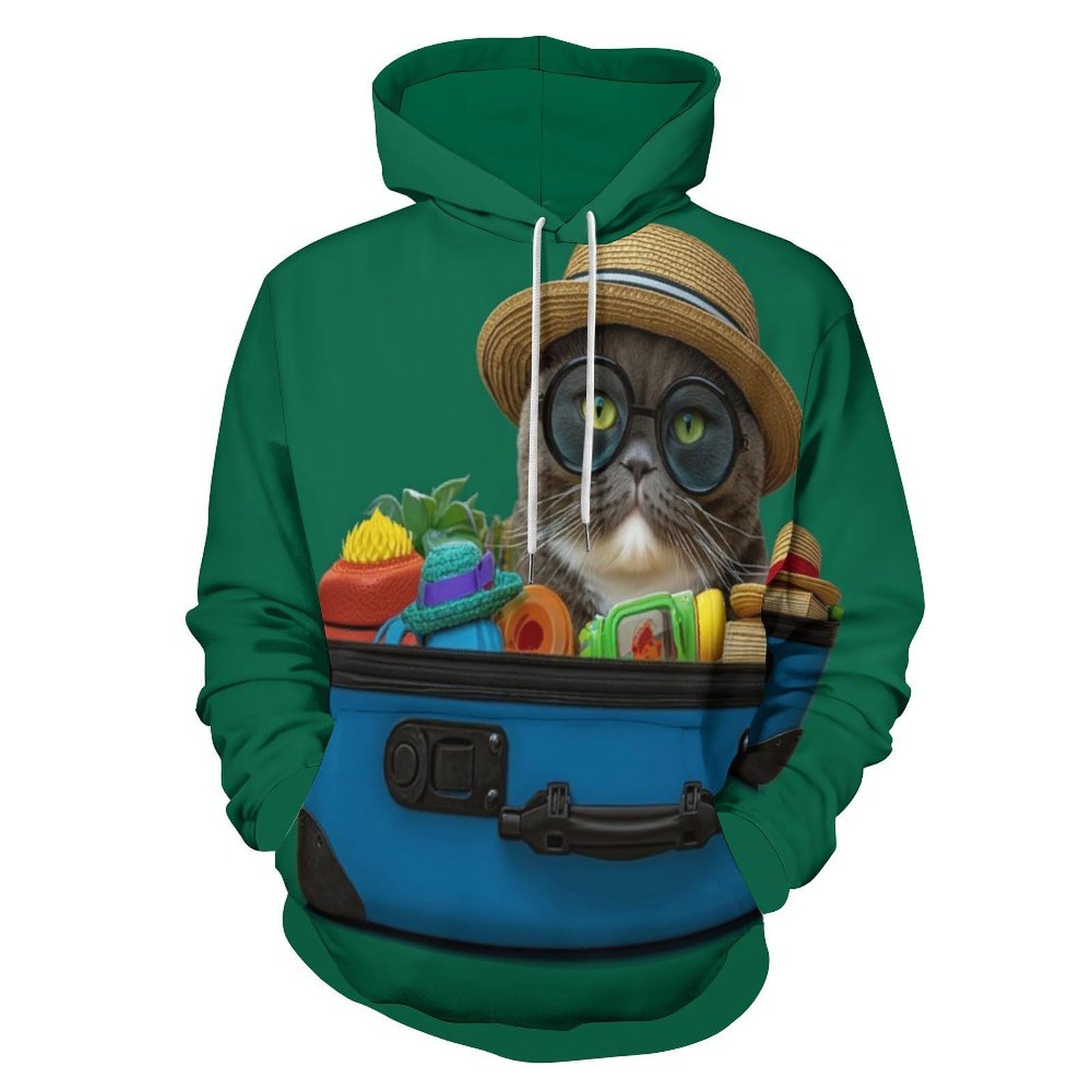 Sweat chat 3D ample finie la grisaille avec ce pull tendance - 8