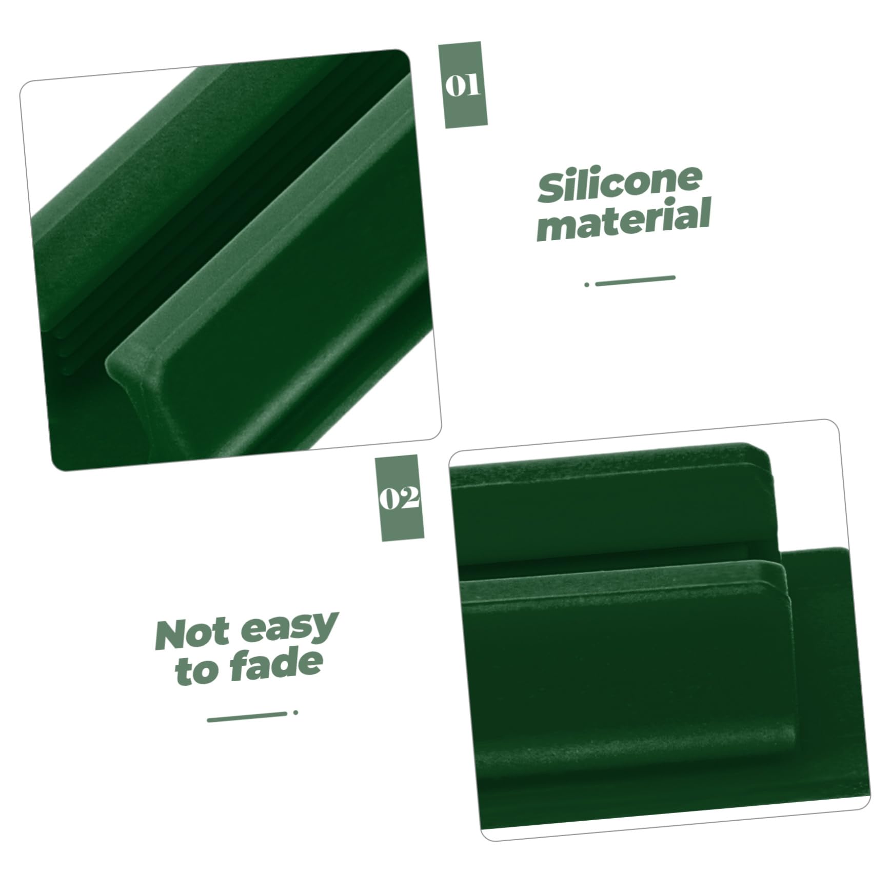 SHINEOFI 4 Sätze Stifthalter Whiteboard Selbstklebende Stiftclips Selbstklebende Haken Weiß Stiftklemme Schreibwaren Stiftbefestigungsclip Büro Bleistiftclip Green Kieselgel 10 Stück * 4