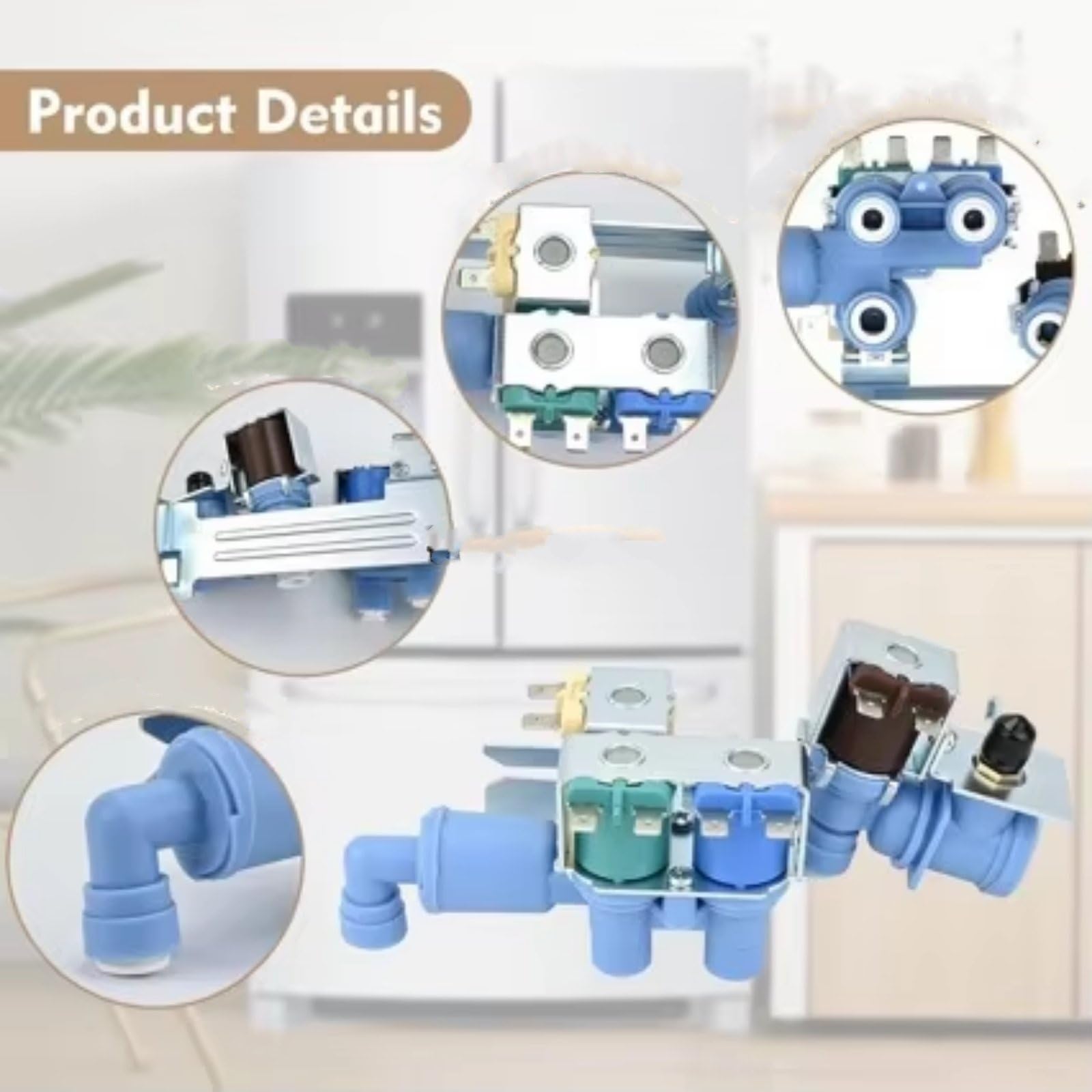 Pour vanne d'entrée d'eau du réfrigérateur 120v 242253002 242102201 Pièces Et Accessoires Lave-linges