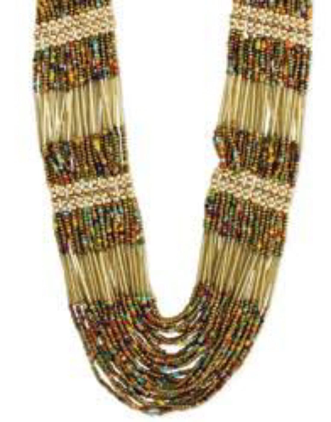 Creative Group Multi layer Multicolor beads necklace for women & girls.