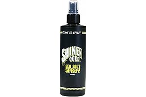 Shiner Gold Sea Salt Styling Spray for Voluminous Hair & Matte Finish